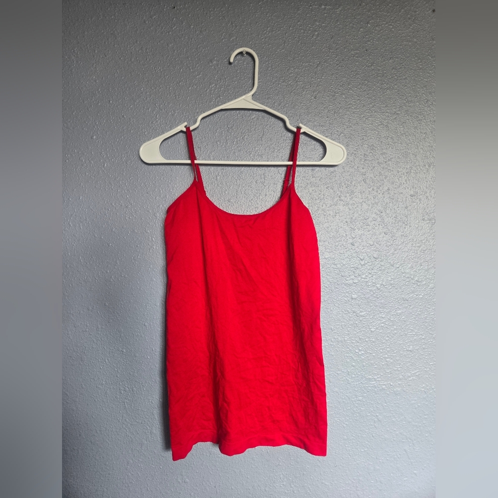Red Sleeveless Women's Top